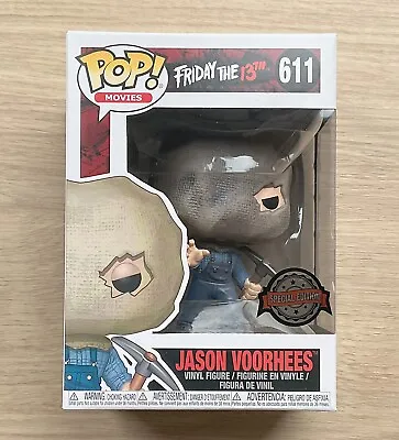 Buy Funko Pop Friday The 13th Jason Voorhees Bag Mask #611 + Free Protector • 44.99£