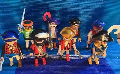 Buy Playmobil- 8 Pirates All With Weapons. Great Addition For Any Pirate Setting.  • 10£