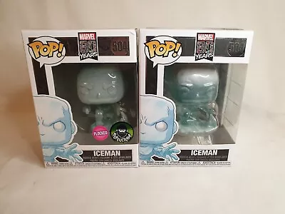 Buy Iceman First Appearance And Flocked 504 Marvel 80 Years Funko Pop Vinyl Lot • 21.99£