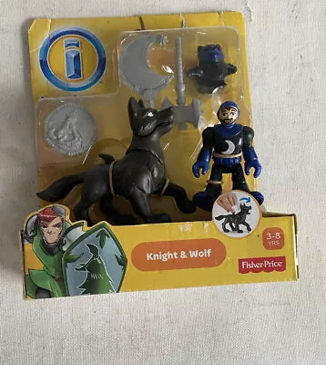 Buy Imaginext Fisher Price Castle Knight And Horse Action Figure & Accessories Rare • 25£