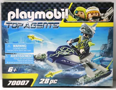 Buy Playmobil Top Agents 70007 Team S.H.A.R.K. Rocket Rafter New And Original Packaging From 6 Years • 11.22£