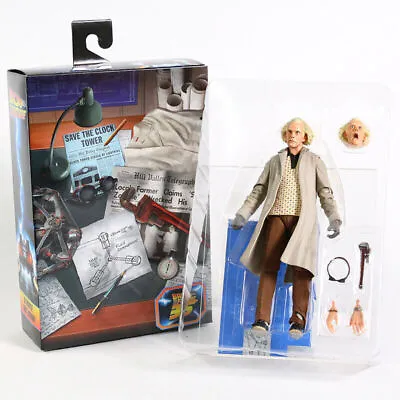 Buy Back To The Future Doc Brown 1955 Ultimate 7” Action Figure NECA New Collect • 59.88£