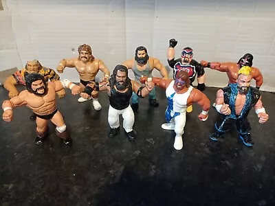 Buy WWF Hasbro Customs Bundle WWE Bray Wyatt Barbarian Luke Harper Macho Man • 21£