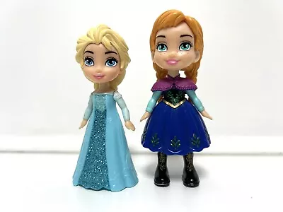 Buy Mattel Disney Frozen Elsa Anna Mini Toddler Dolls Bundle Pose Able Figure Toys • 12.50£