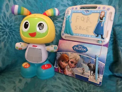 Buy Disney Frozen Magnetic Pen With Book It Is In Use Cond. And Fisher Price Learnin • 3£