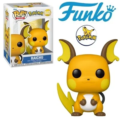 Buy Funko Pop! Animation: Pokemon Raichu #645 Vinyl Figure Pop Games  2023 • 17.99£