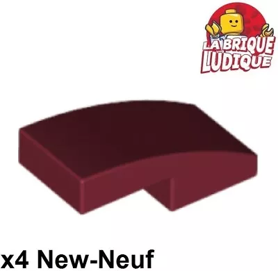 Buy LEGO 4x Slope Curved Curved Slope 1x2 Dark Red/Dark Red 11477 NEW • 1.50£