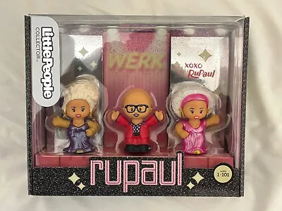 Buy Fisher Price Little People Collector RuPaul Drag Race Figure Set (NEW + SEALED) • 16.99£