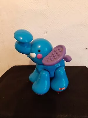 Buy Fisher Price: Amazing Animals Blue Elephant Click Clack Toy  • 3.40£
