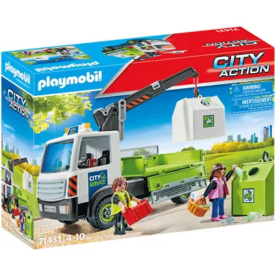 Buy Playmobil City Action Glass Recycling Truck With Container • 41.10£