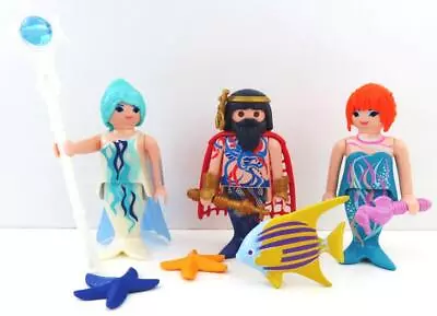 Buy Playmobil Mermaid & Merman Underwater Figures / Fantasy Magic Prince & Princess • 8.10£