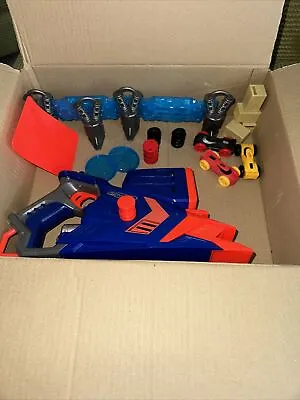 Buy Nerf Nitro FLASHFURY CHAOS Set - USED & WORKING Launcher, 3 Cars, 9 Accessories • 5£