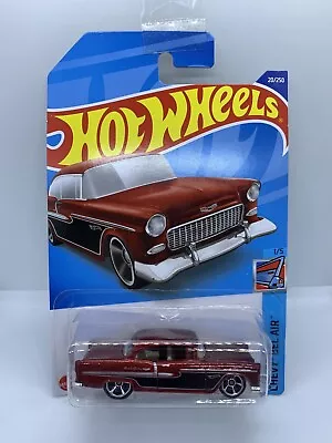 Buy Hot Wheels - '55 Chevrolet Bel Air Red - BOXED - Diecast Collecible - 1:64 • 3.50£