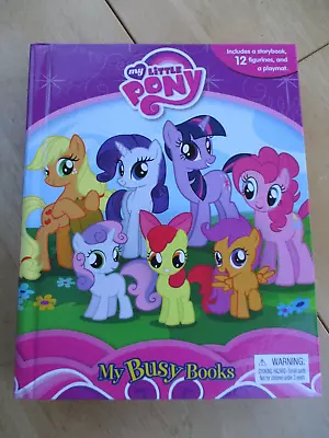 Buy My Little Pony - My Busy Book - Hasbro - Board Story Book, 12 Figurines, Playmat • 6£
