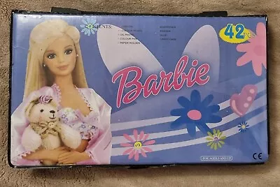 Buy Vintage Barbie Colouring Set In Carry Case -unused - Look! • 4.99£