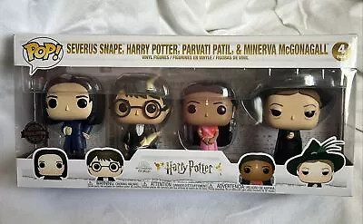 Buy Funko Pop! Harry Potter Severus Snape Parvati Patel Minerva Mcgonagall 4 Pack • 14.99£