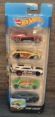 Buy Hot Wheels 2017 Stunt Circuit 5 Car Pack DJD25 Rare Collection G • 12.99£