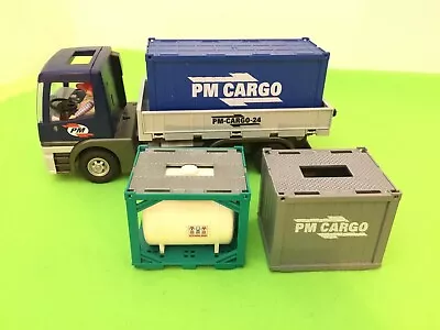 Buy Playmobil Cargo Container Truck 5255 With Extras • 10.50£