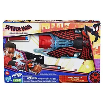 Buy NERF Spider-Man Across The Spider-Verse Miles Morales Tri-Shot Brand New • 26.99£