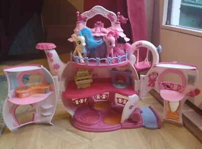 Buy MY LITTLE PONY 2006 Tea Pot Palace Ponyville House With 2 Ponies -Working • 26.99£