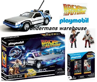 Buy Playmobil Back To The Future - 70317 Delorean / 70459 Figures - Choose One - NEW • 27.99£