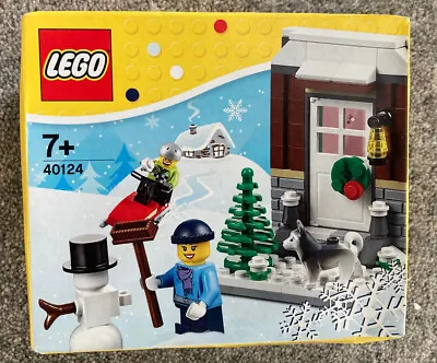 Buy Lego Seasonal Set 40124 - Christmas Winter Fun - Snowman Snowmobile Husky - New • 19.75£