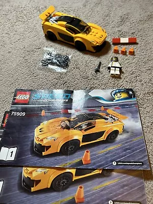 Buy Lego Speed Champions 75909 McLaren P1, 100% Complete, No Box • 4.99£
