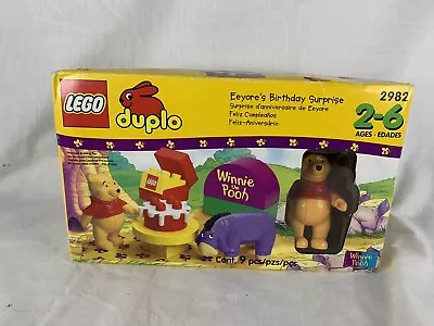 Buy Lego Duplo Winnie The Pooh 2982 Eeyore's Birthday Surprise Brand New Sealed BNIB • 29.99£