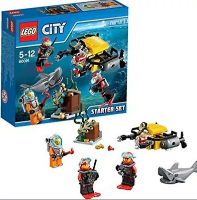 Buy Lego City Set - 60091 - New - Ocean / Deep Sea Explorer Starter Set - New • 13.99£