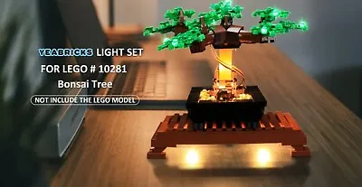 Buy Brickbums Led Light Kit For Lego 10281 Bonsai Tree + Usb Battery Box New • 26.14£