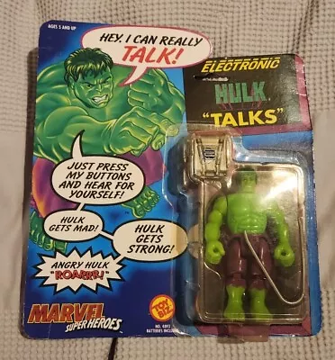Buy Toybiz Hulk Talks Moc 1991 • 40£