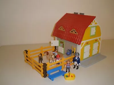 Buy Playmobil Children's Pony Stables With Children Riders And Instructor + Paddock. • 16£