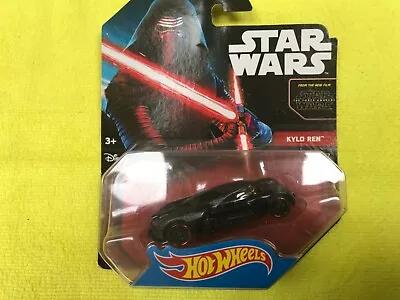 Buy Hot Wheels Kylo Ren Star Wars Character Car Vehicle Toy Diecast 7cm • 10£