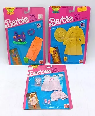 Buy Lot Of 3x 1991 Barbie My First Fashions Fashion Set / Mattel 4270 4269 4268, NrfB • 61.68£