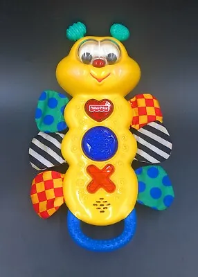 Buy Vintage Fisher Price Bumble Bee Yellow Lady Bug Music Lights 8” Musical Toy Rare • 17.99£