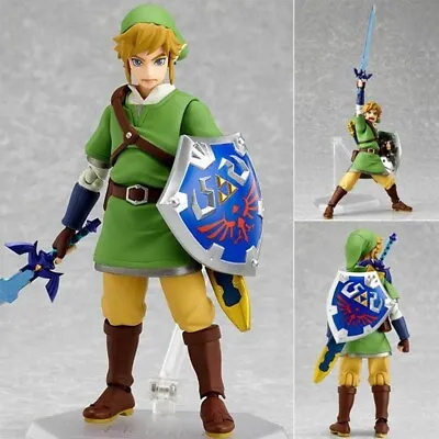 Buy The Legend Of Zelda Skyward Sword Figma 14CM Link Action Figure Model Toys • 18.49£