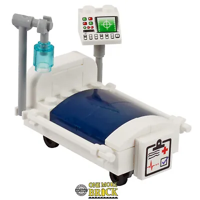 Buy Hospital Bed Stretcher - Minifigure Scale Doctor Nurse Hospital | All Parts LEGO • 8.99£
