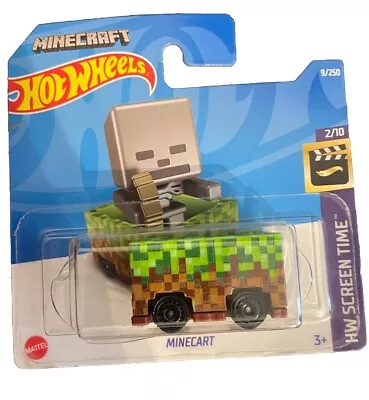 Buy Hot Wheels Minecart HW Screen Time 2/10 Minecraft • 14.99£