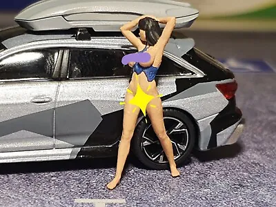 Buy 1:64 Scale Figure: Posing Woman With Costume, For Hot Wheels, Mini GT Display Or • 5.49£