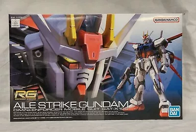 Buy Bandai 1/144 RG(03) GAT-X105 Aile Strike Gundam Seed Mobile Suit Model Kit - New • 20£