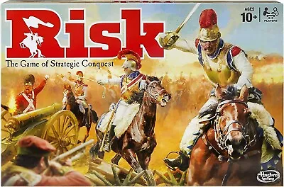 Buy Hasbro Risk Board Game, Military Strategic Conquest, Family Strategy 2-5 Players • 37.95£