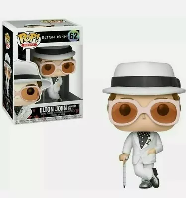 Buy Funko Pop Vinyl Rocks Elton John #62 White Suit New • 45£