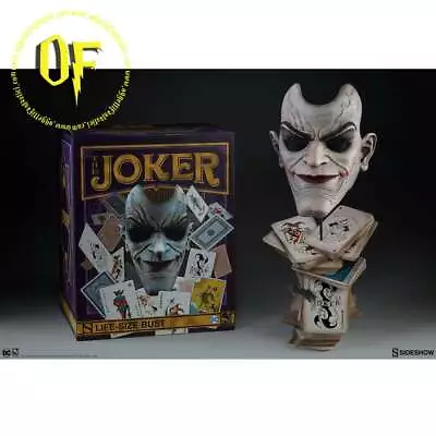 Buy Sideshow - DC Comics The Joker Face Of Insanity Life Statue Bust 54cm • 1,054.96£