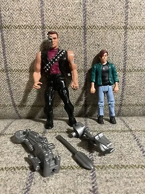 Buy Vintage Kenner Terminator 2  Power Arm Action Figure And John Conner Iconic Pair • 50£