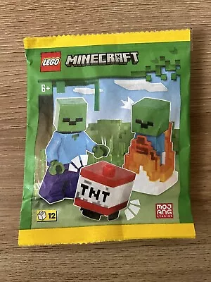 Buy Lego Minecraft Minifigure Zombie + Baby Zombie 662403 • 2.99£