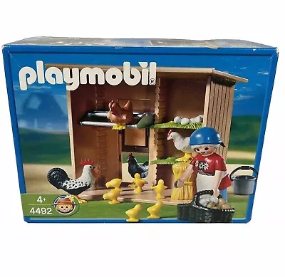 Buy Playmobil 4492 Chicken Coop Pen Farm Accessories New In Box Playset • 23.99£