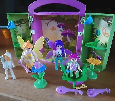 Buy Playmobil Fairy Garden Travel Playset Unicorn Magical Toy Age 4 + • 7.99£