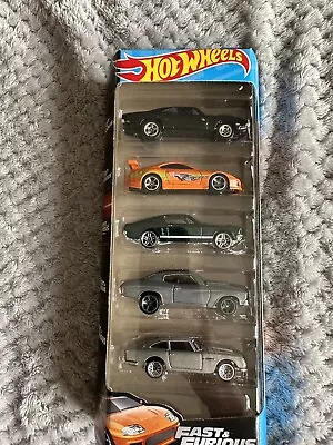 Buy Hot Wheels 2023 Fast And Furious 5 Pack. New Collectable Toy Model Cars.  • 17.99£
