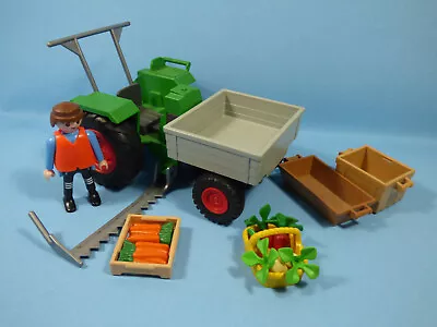 Buy Playmobil YO-19 Vehicle Farm Tractor Farmer Figure 4497 Tipper Harvester • 8.99£