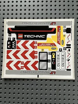 Buy Lego Sticker Sheet Only For Lego Technic Set 42024 - Container Truck - New • 7.50£
